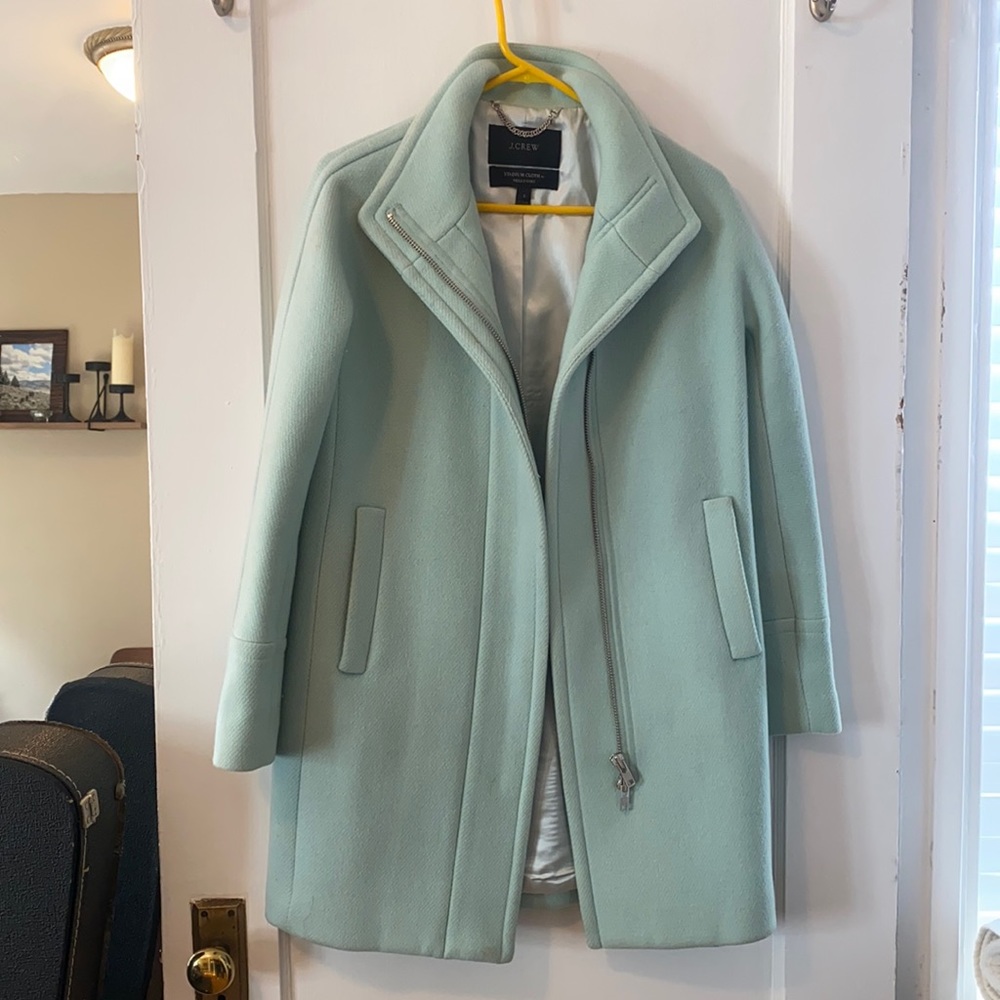 Mint Wool Coat